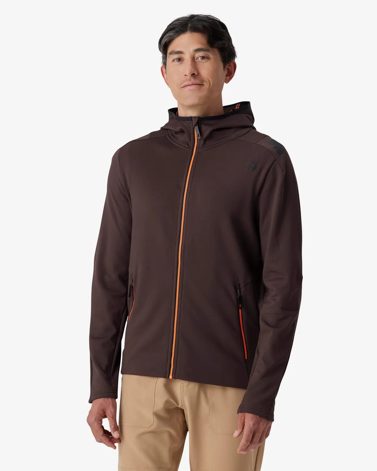 Spyder Speed Fleece hettejakke svart mellomalg
