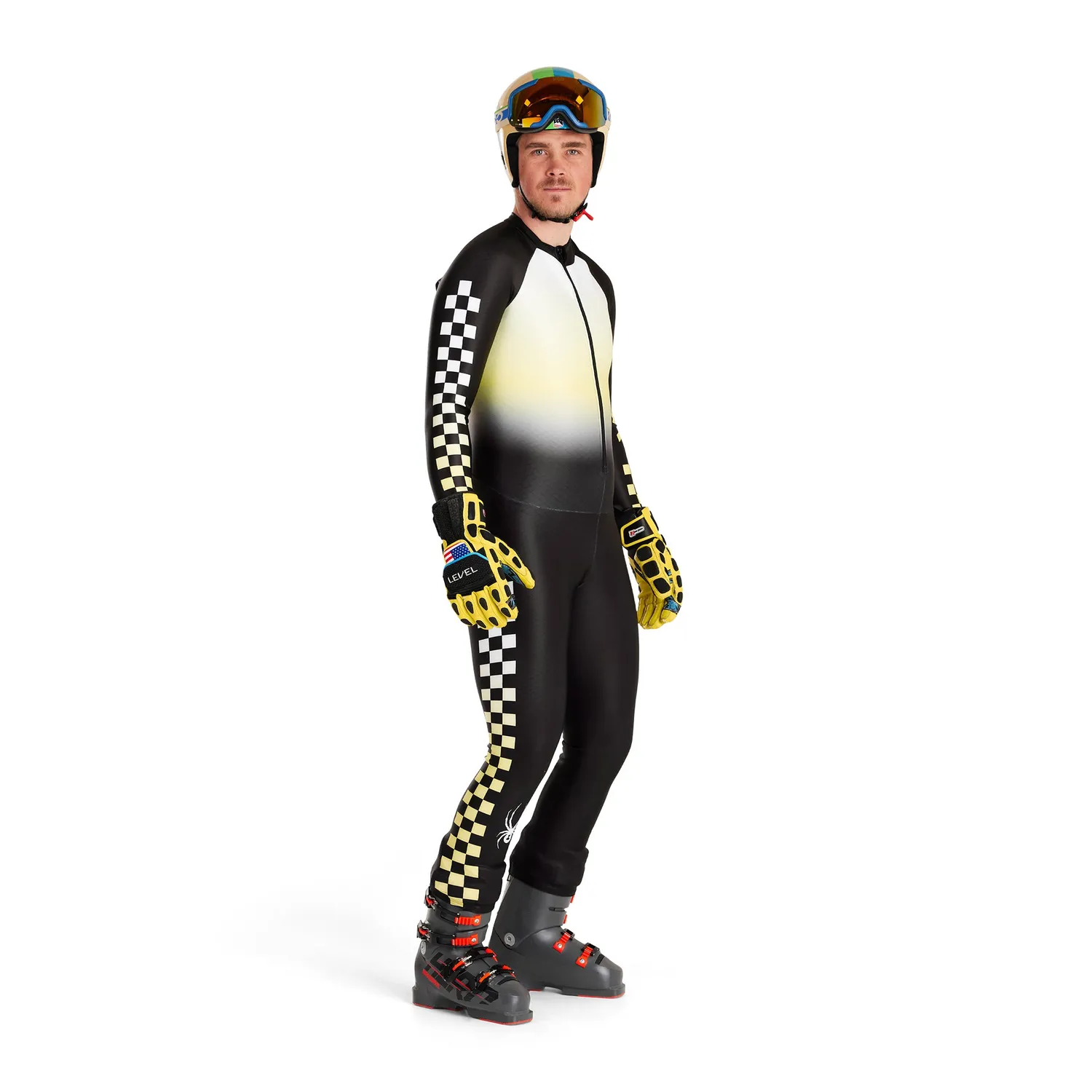 Spyder World Cup DH rennedress lime ice – FIS