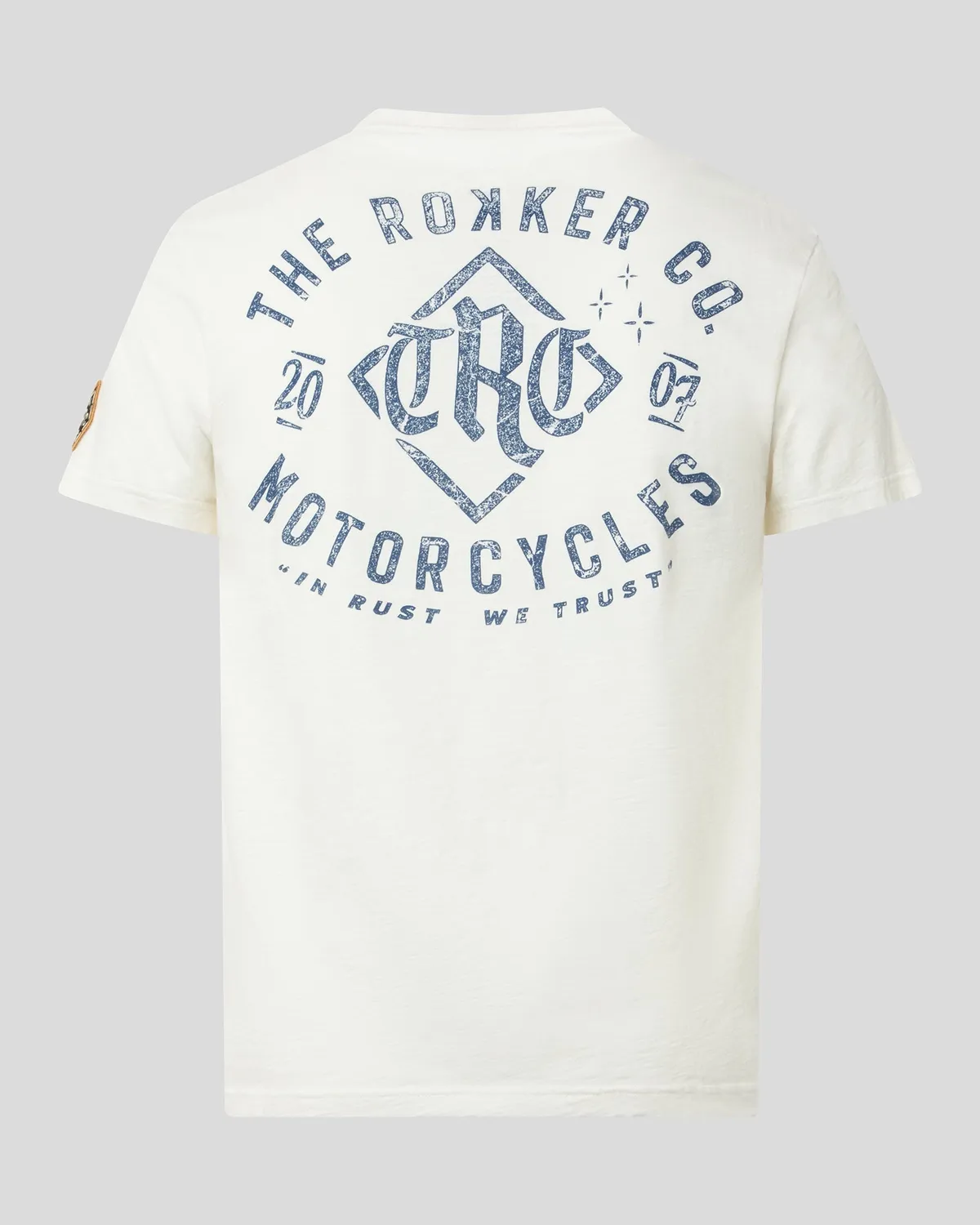 Rokker Trust B t-skjorte hvit Dirt herre
