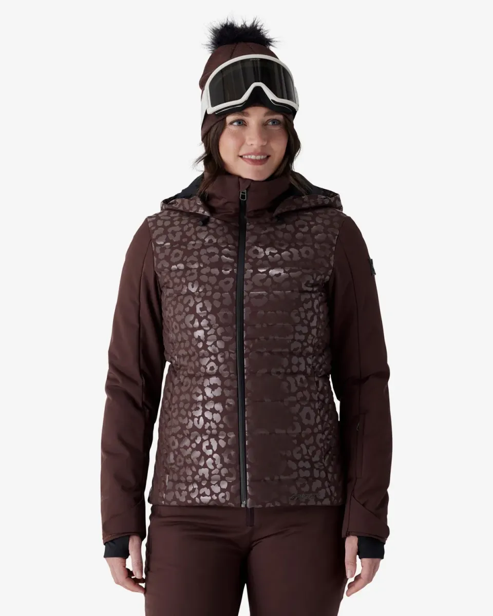 Spyder Ponderosa skijakke leopard vanntett 30K