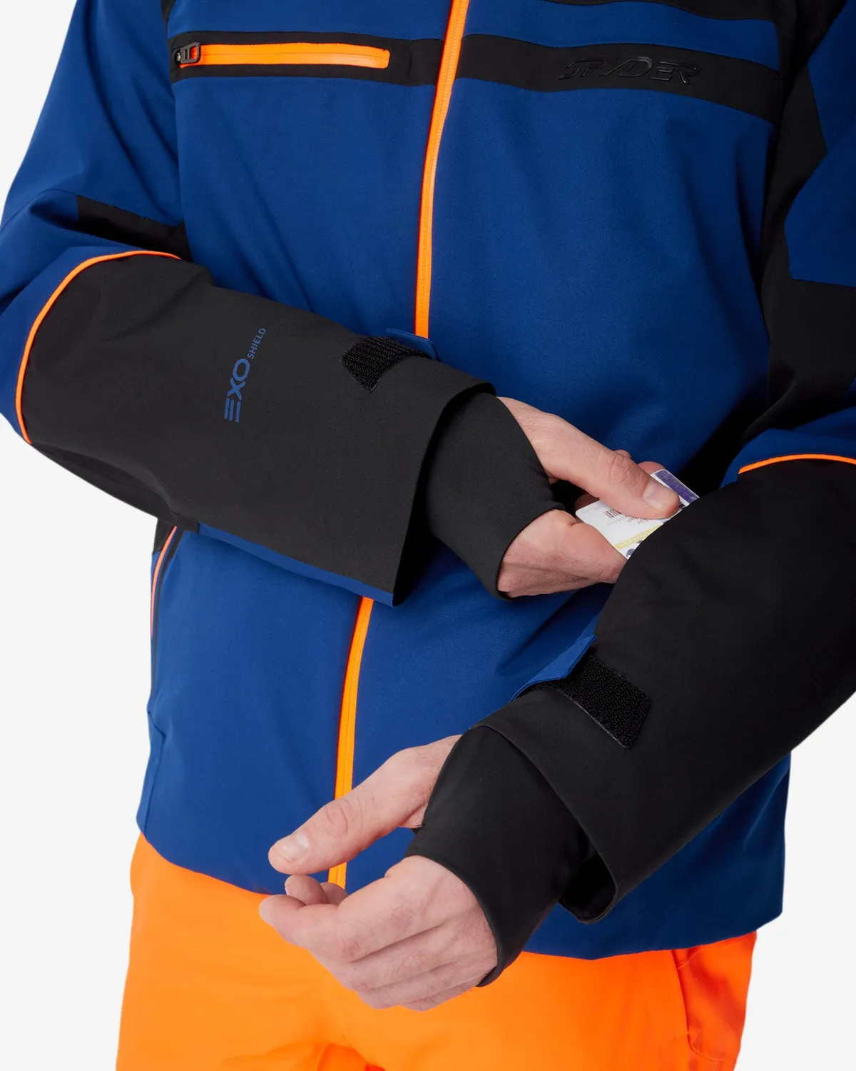 Spyder Titan skijakke herre indigo vanntett 30K