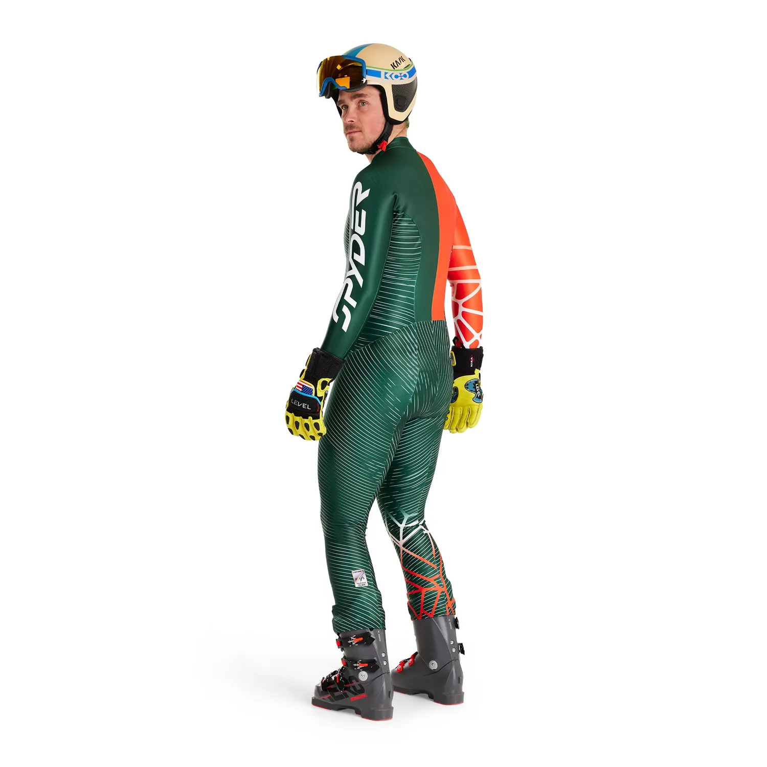 Spyder World Cup DH racedress grønn FIS-godkjent