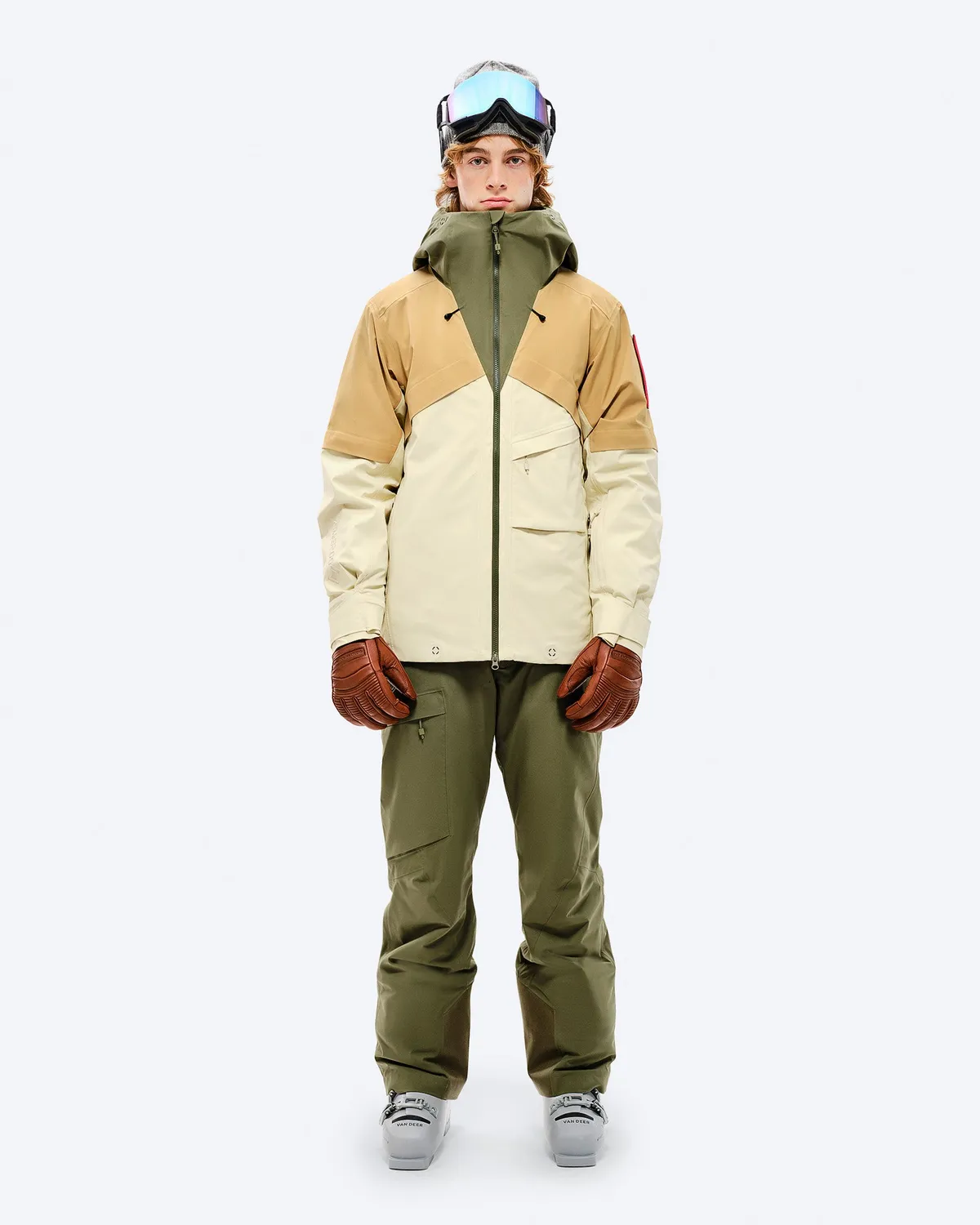 The Mountain Studio S-1 skijakke GORE-TEX sand vattert