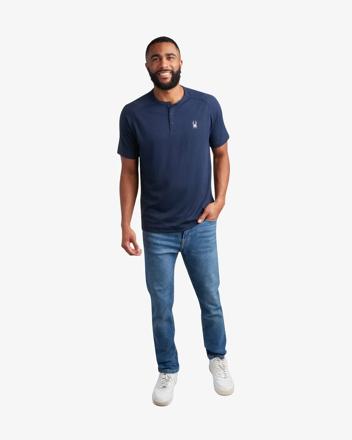 Spyder Thermal Henley henley langermet termal