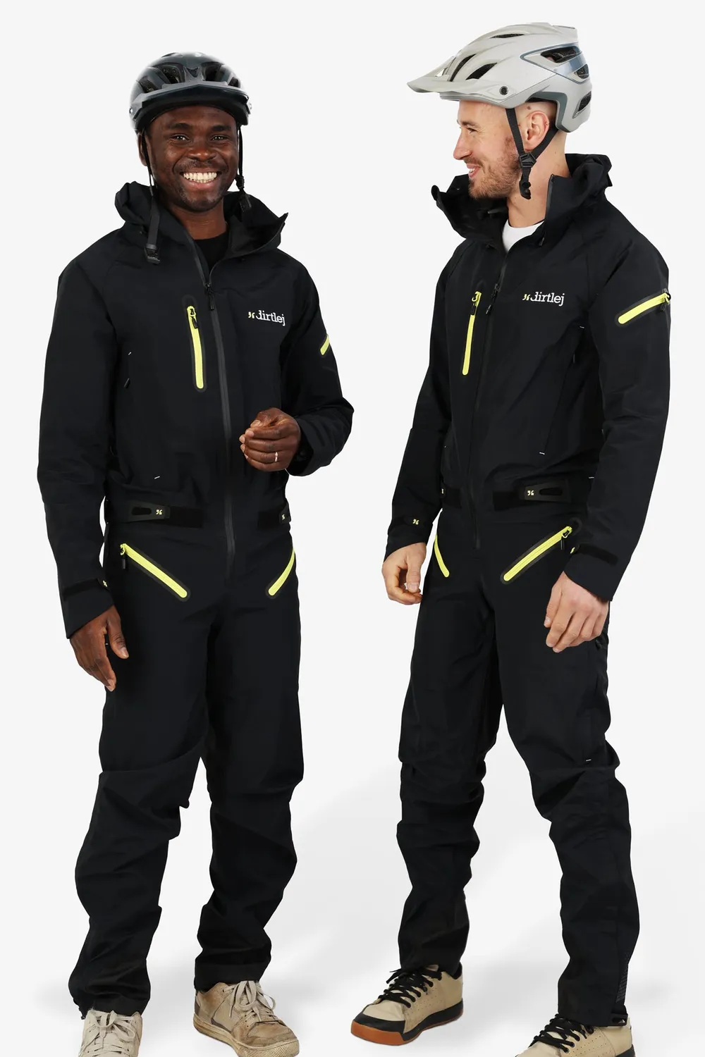 dirtlej dirtsuit core v6.0 sykkeldress graphite lemon
