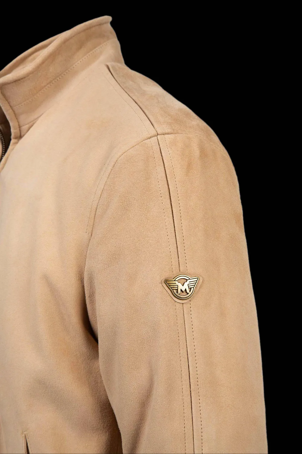 Matchless Craig Blouson skinnjakke natural semsket