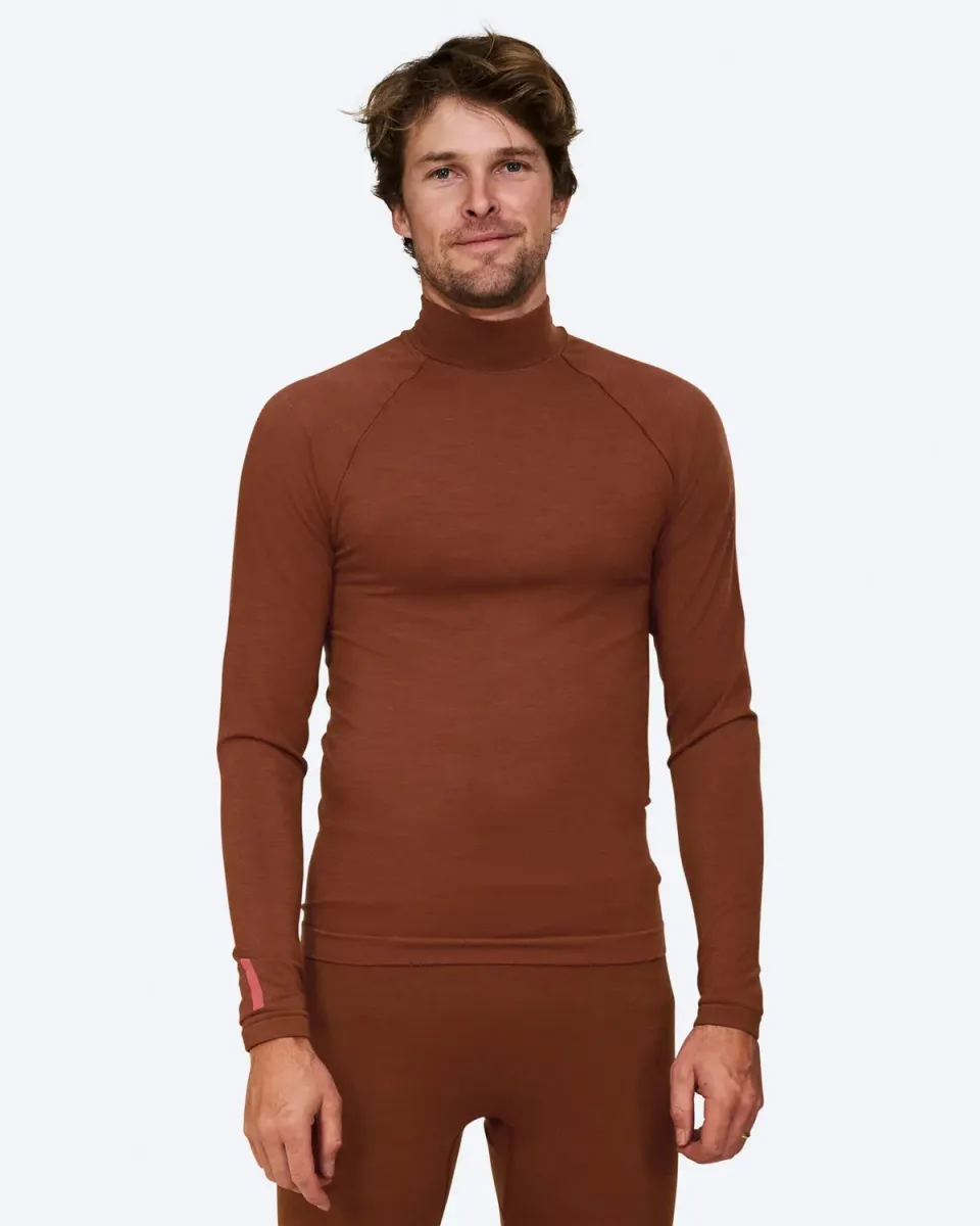 The Mountain Studio U-7 Seamless ulltrøye Smoked Paprika merino