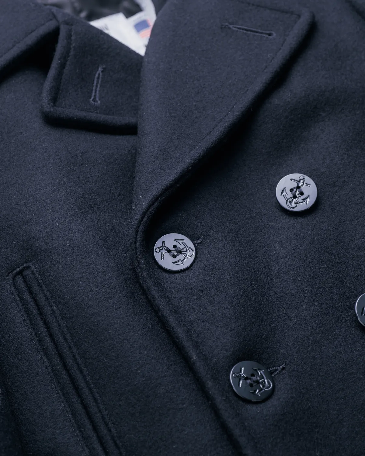 Schott NYC 714US peacoat navy ull 32oz