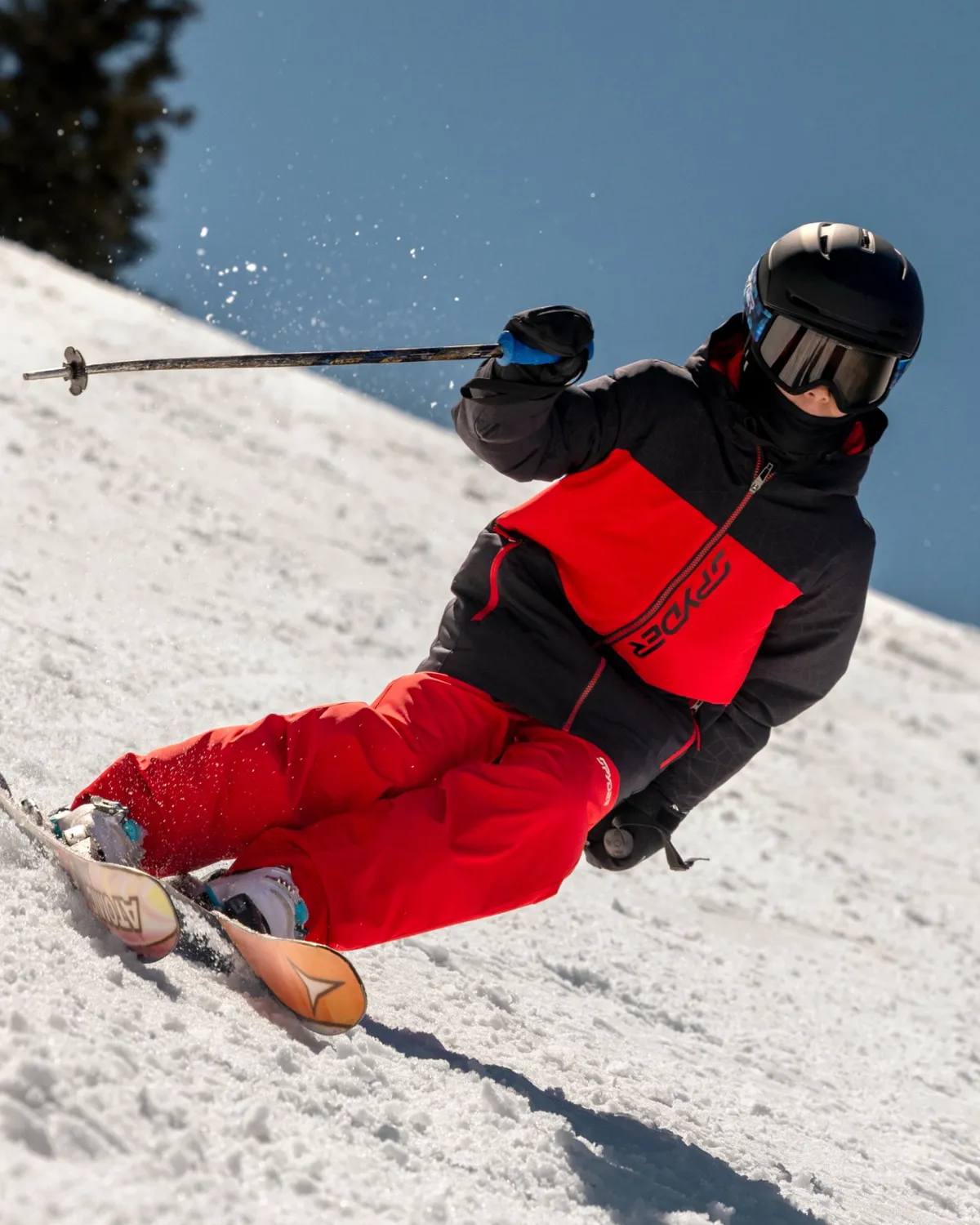 Spyder Propulsion skibukse Spyder Red gutt