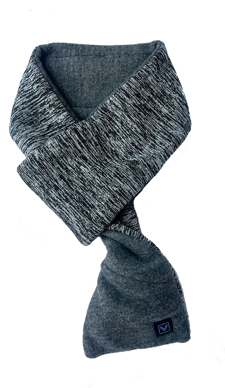 VoltHeat varmeskjerf 5V grått fleece