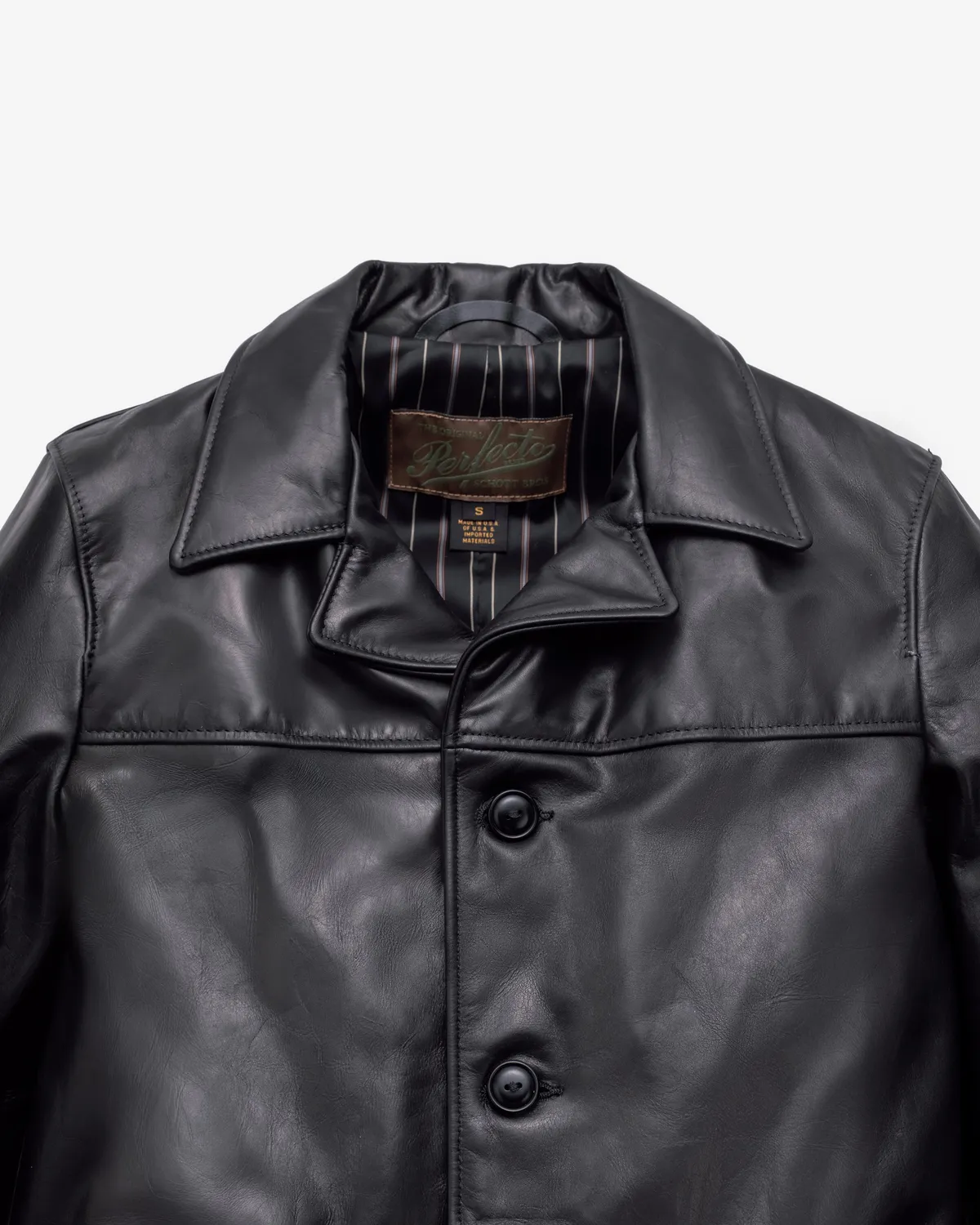 Schott NYC 544 skinnblazer svart myk