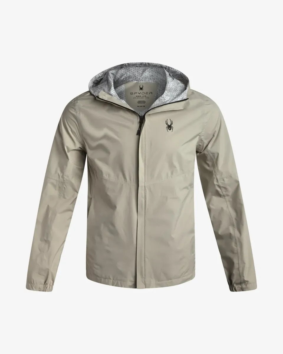 Spyder Cloudy Day regnjakke herre stone vanntett