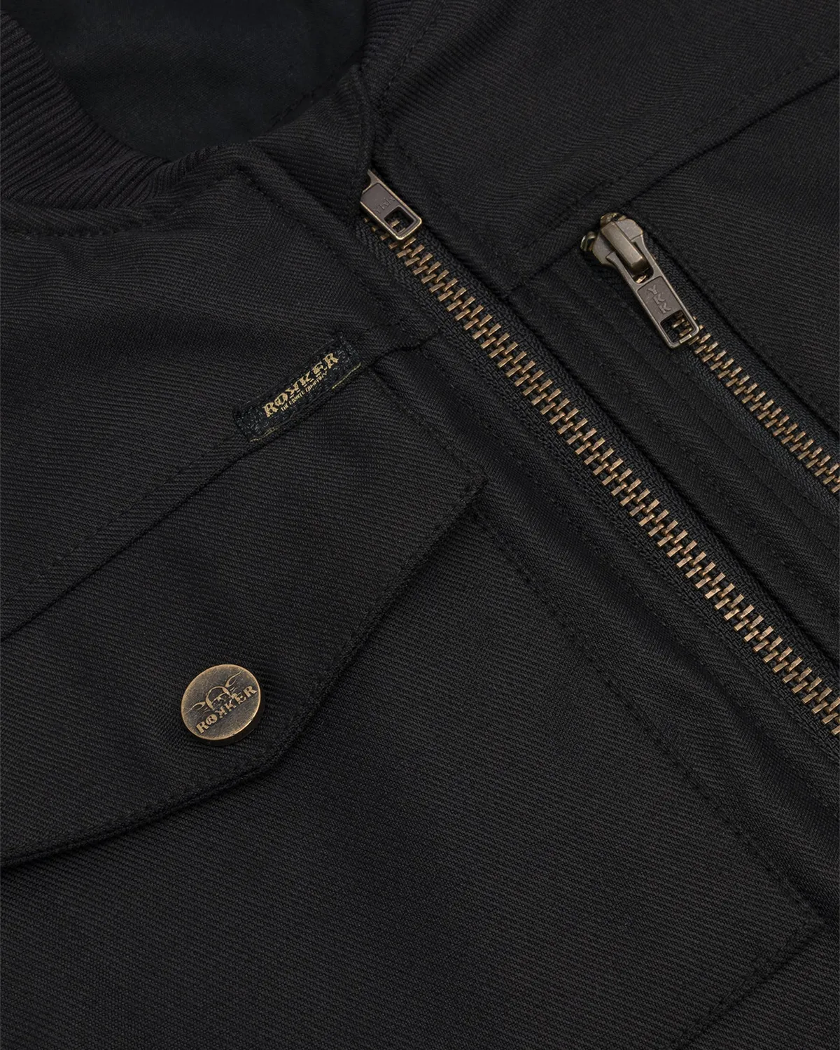 Rokker Ranger Vest II mc-vest svart slitesterk