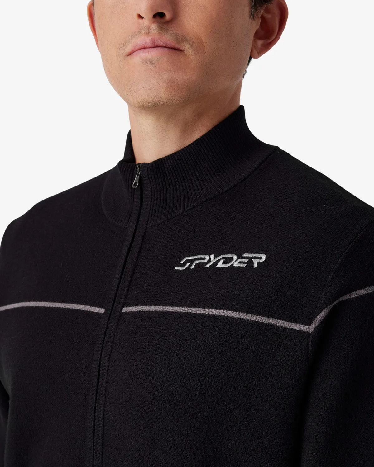 Spyder Garmisch genser herre svart hel-zip