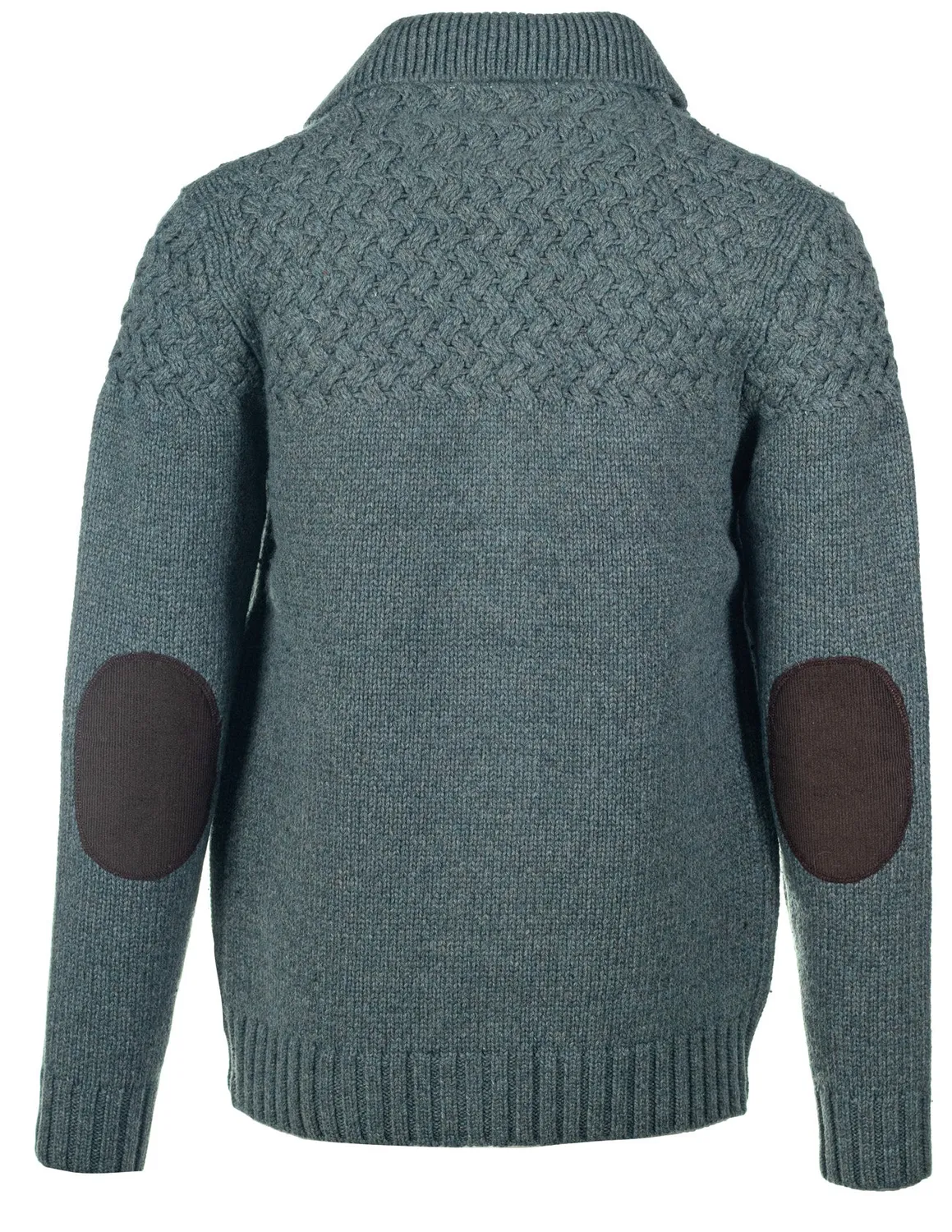 Schott NYC SW2029 cardigan gråsvart ull sjal