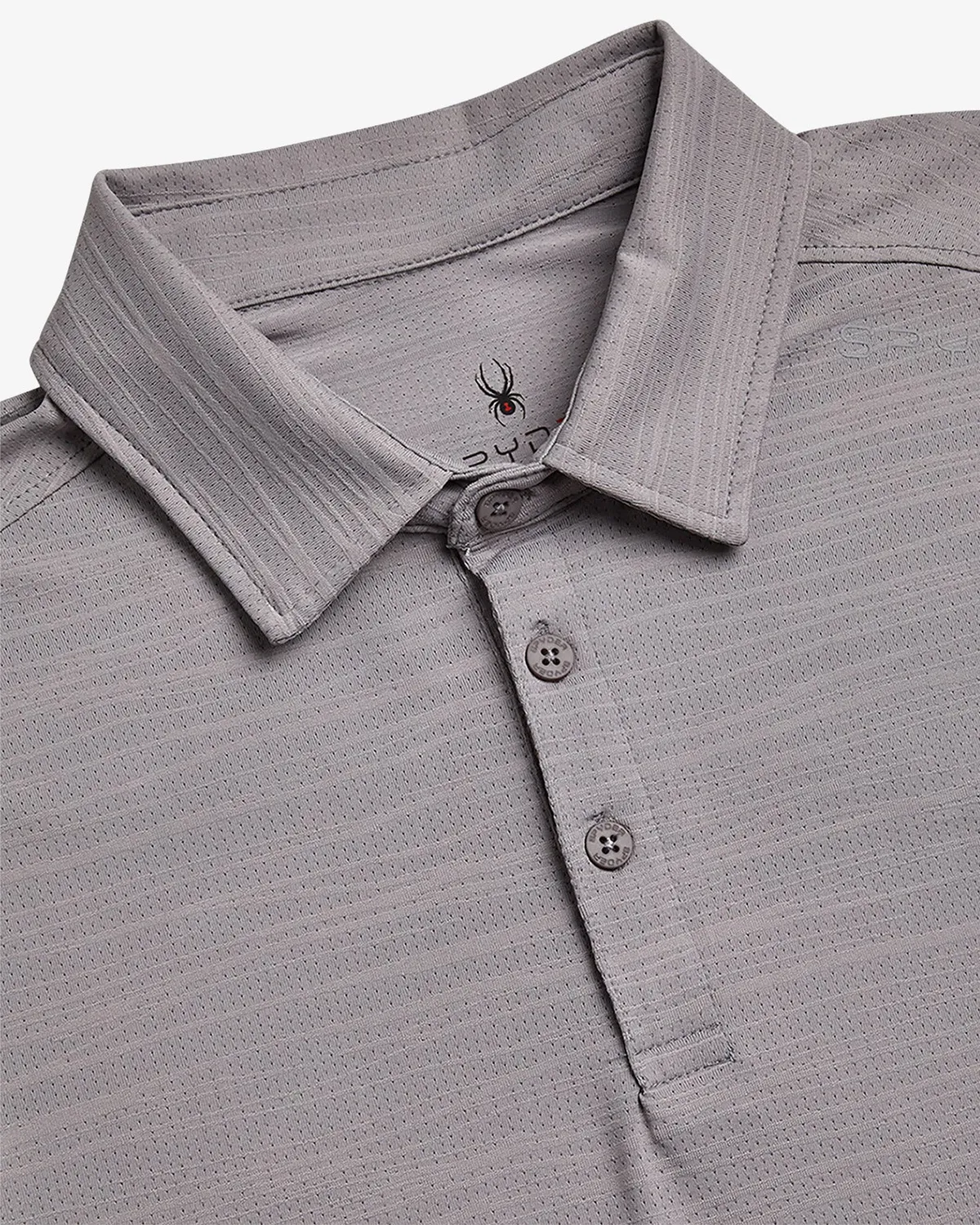 Spyder Short Sleeve Jacquard Polo poloskjorte grå