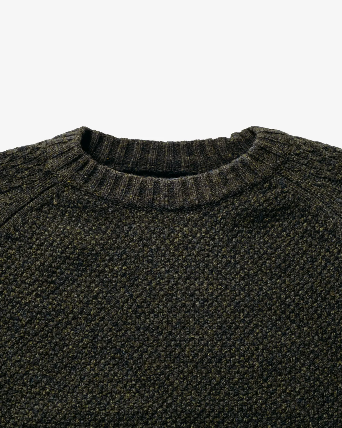 Schott NYC SW2616 vaffel genser charcoal ull cable