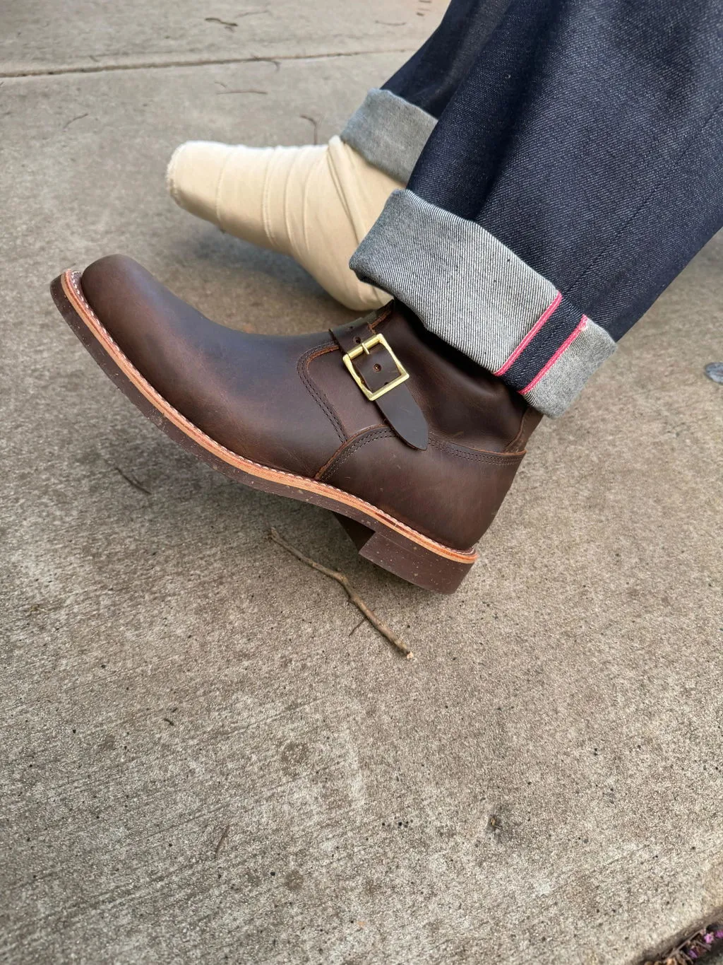 Schott NYC BT54 boots svart skinn