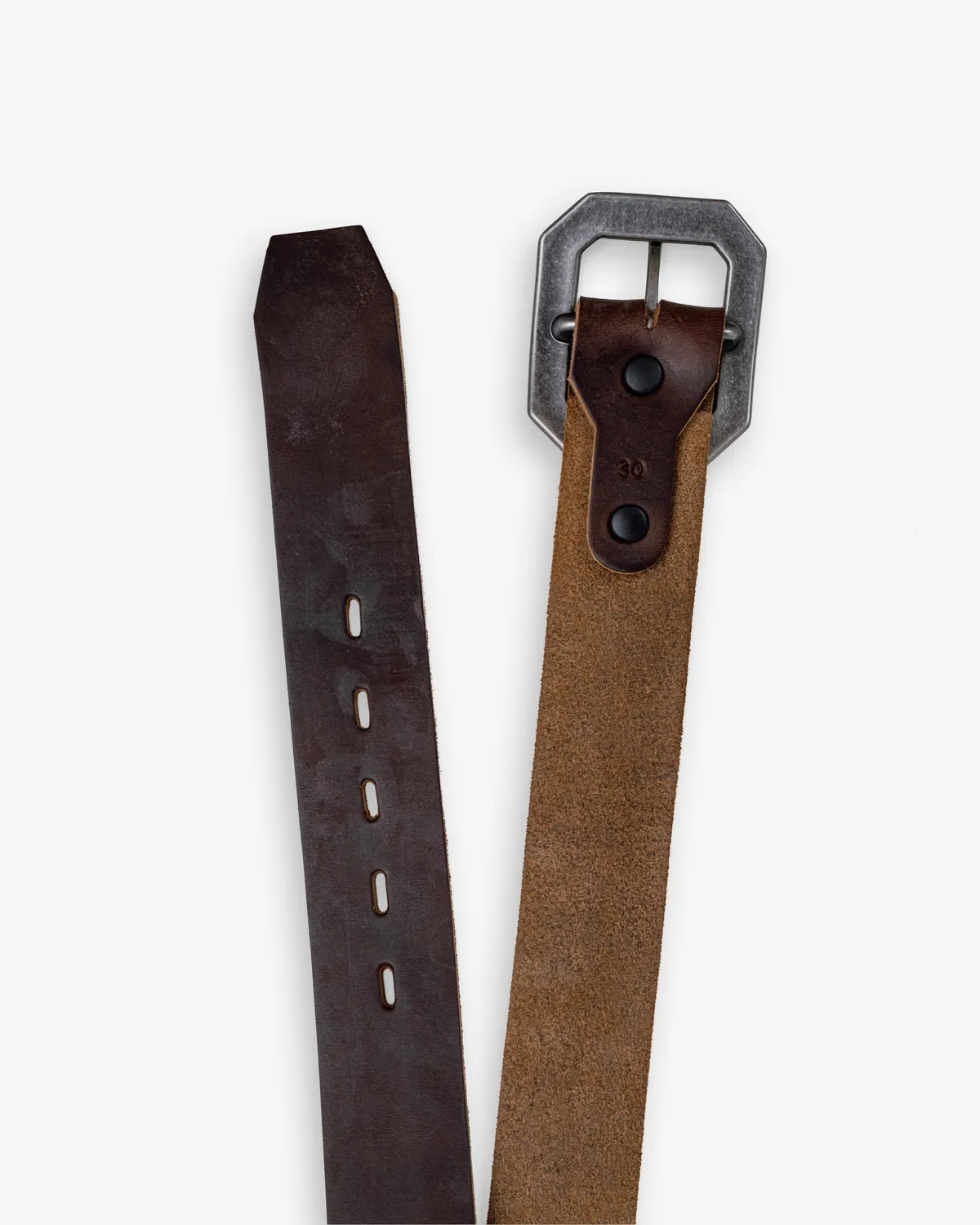 Schott NYC BLT1 lærbelte svart Horween okseskinn