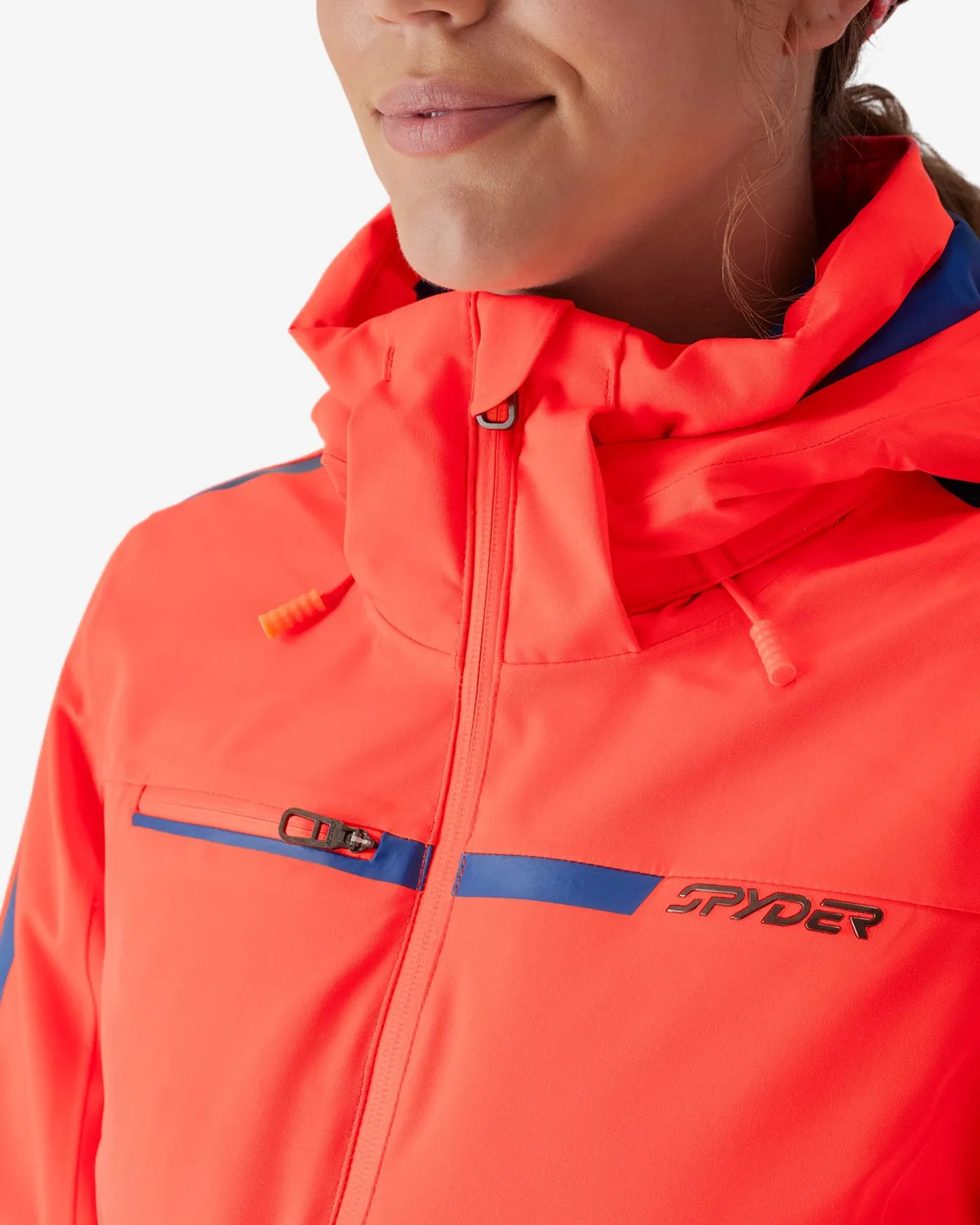Spyder Titania skijakke dame electric coral 30K