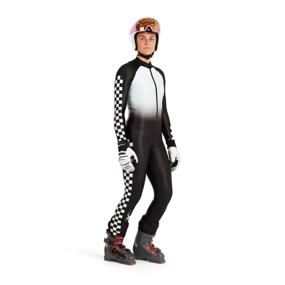 Spyder World Cup DH racedress svart FIS-godkjent