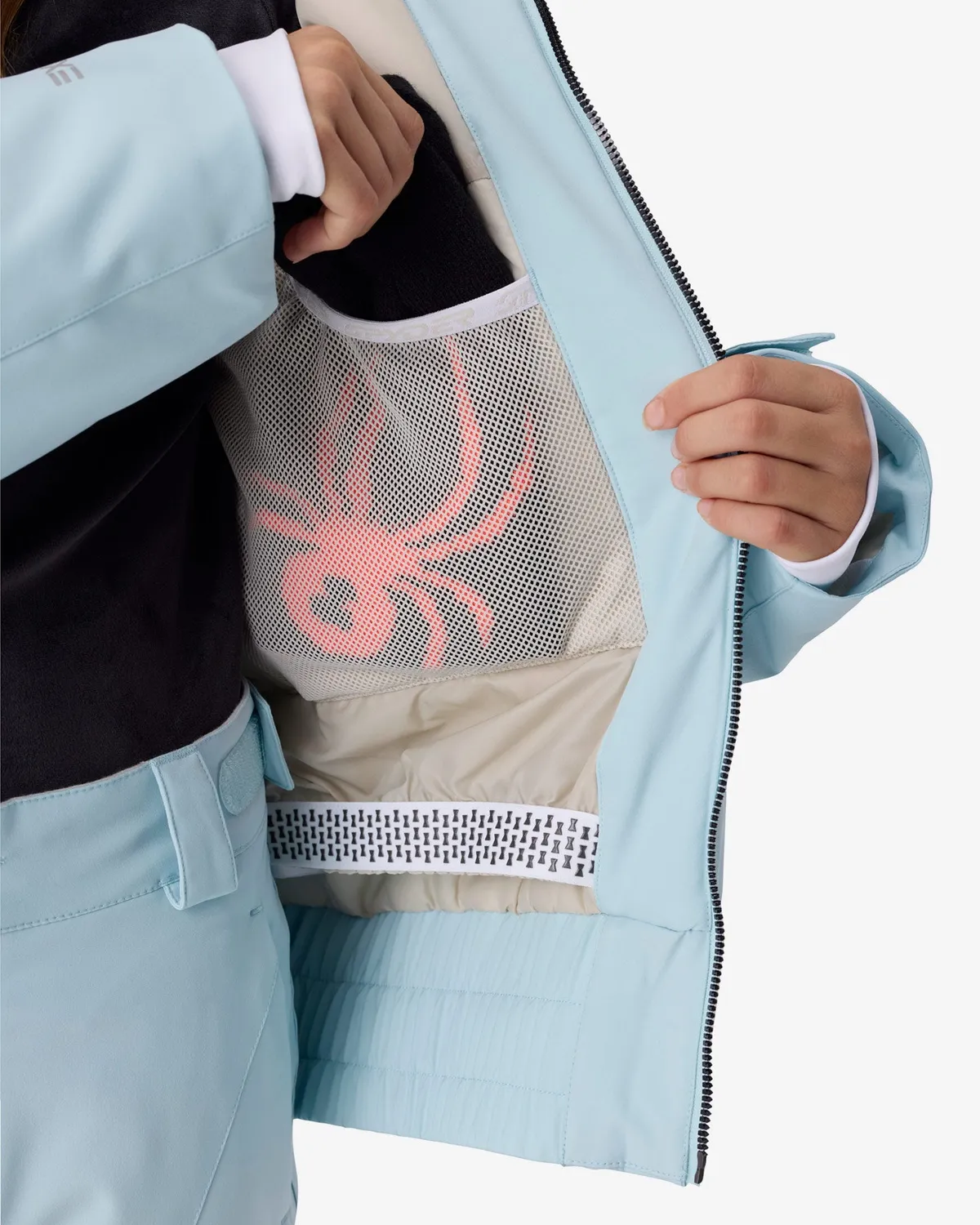 Spyder Lola skijakke jente cloudy blue 10K