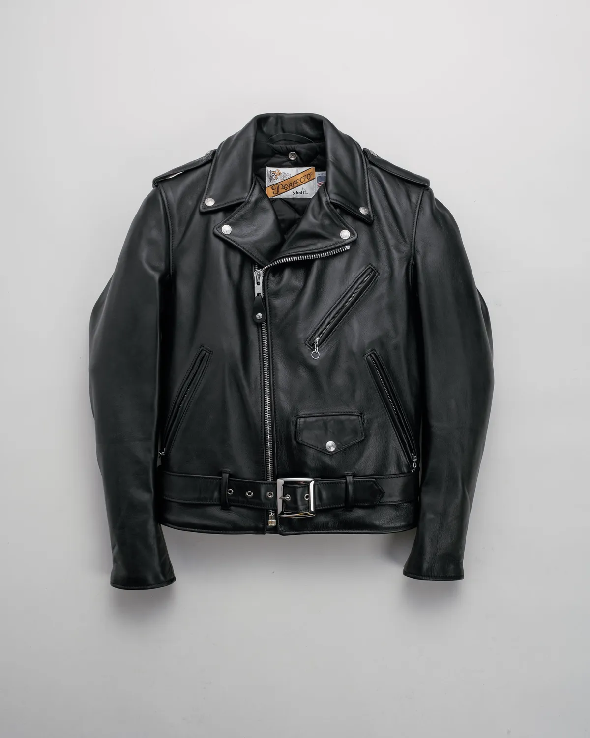 Schott NYC 118 jakke svart 28 tommer lang
