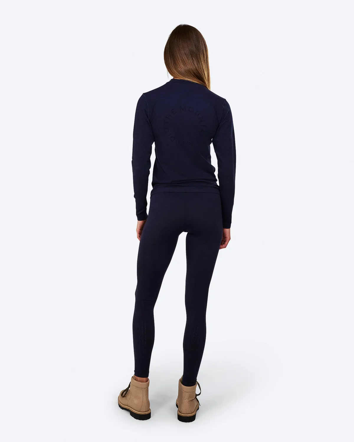 The Mountain Studio U-10 W Seamless ullbukse Sky Captain merino