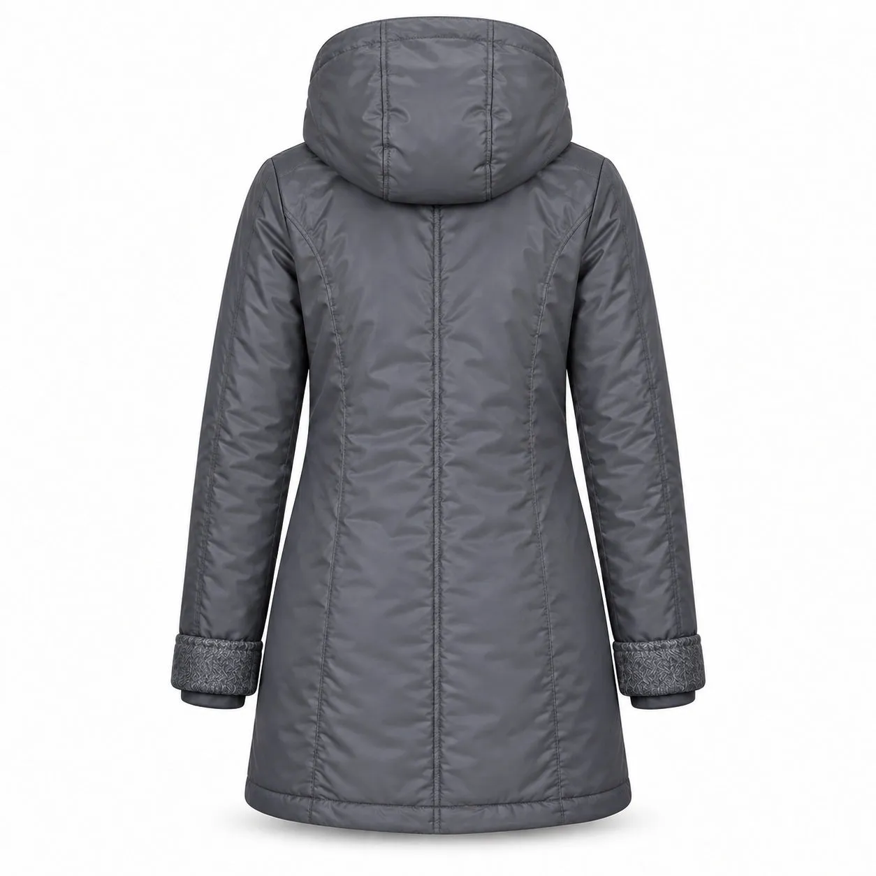Danwear Windfield Kamma vinterjakke navy lang