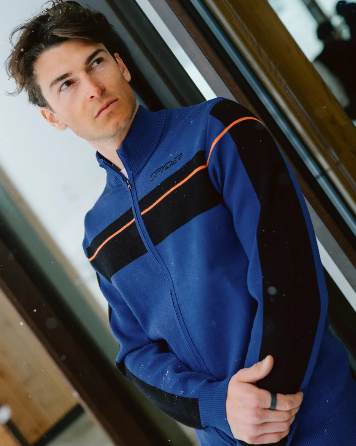 Spyder Garmisch Sweater genser indigo glidelås