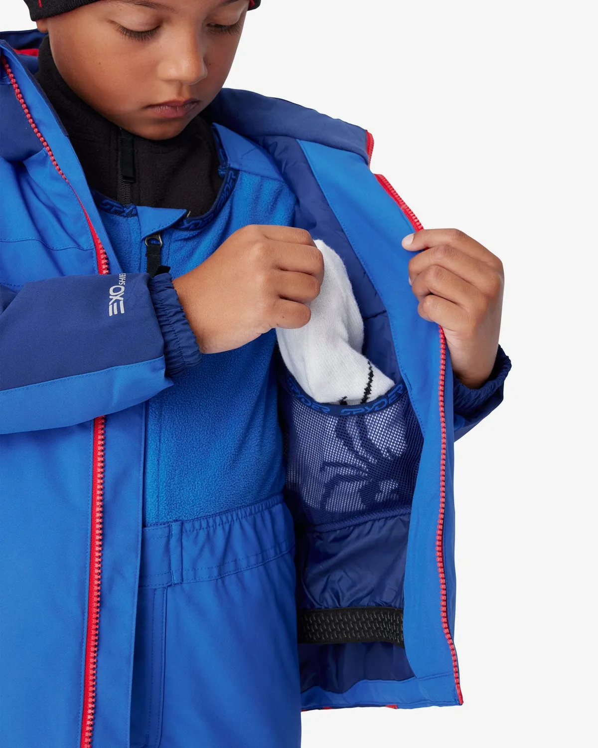 Spyder Challenger skijakke gutt Bold Blue 10K