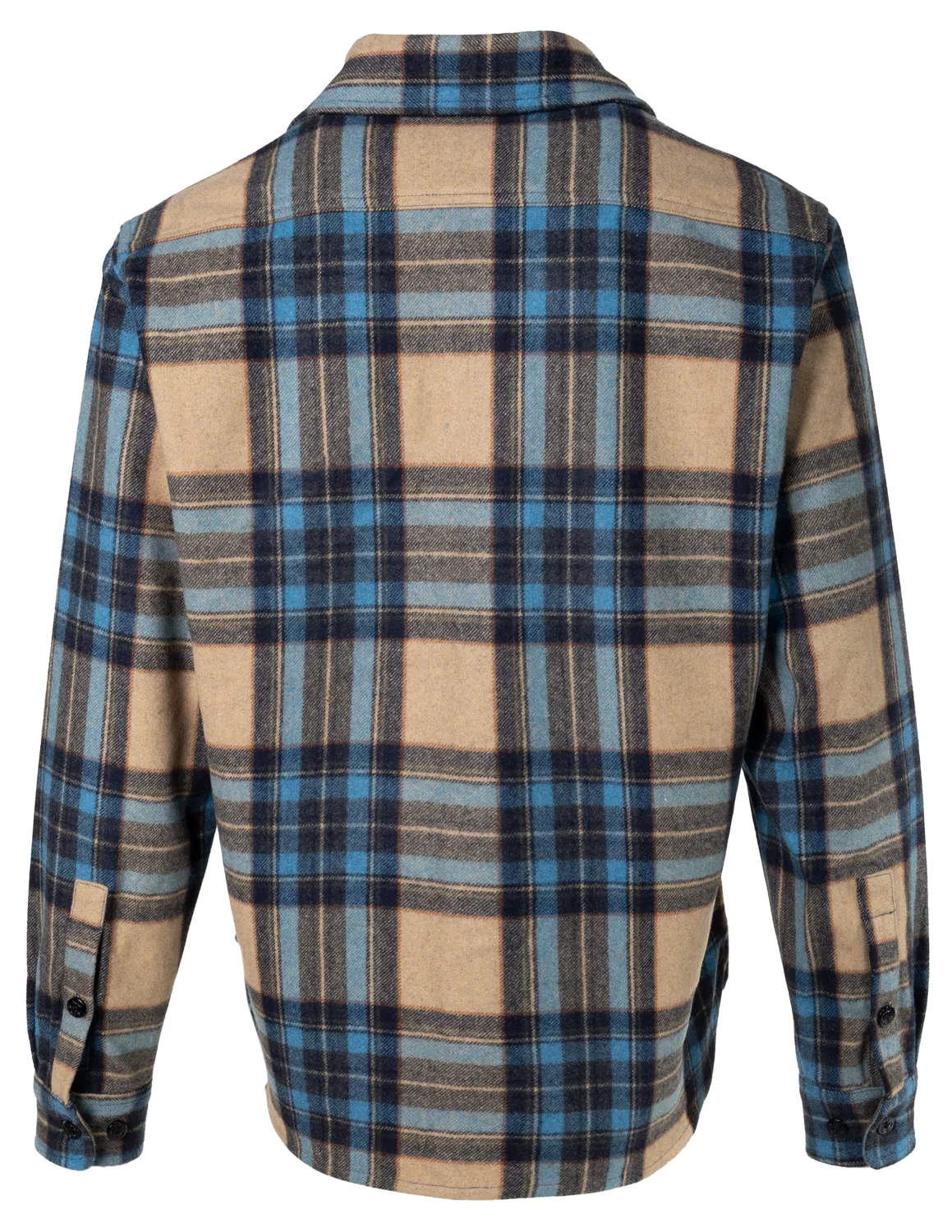 Schott NYC 7210P CPO-skjorte svart ullblanding 30"