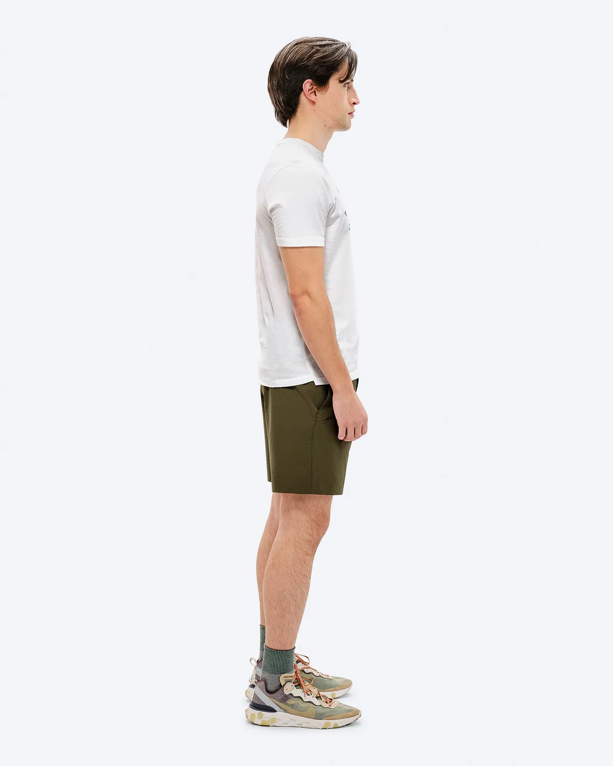 The Mountain Studio L-7 shorts Forest Green ripstop