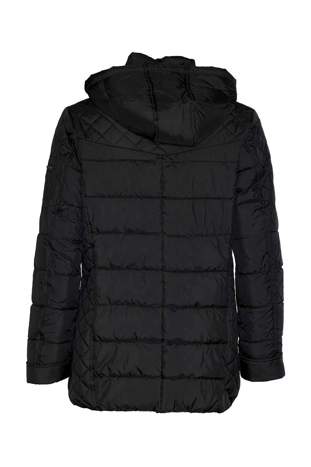 Danwear Windfield Jolina vinterjakke svart quiltet