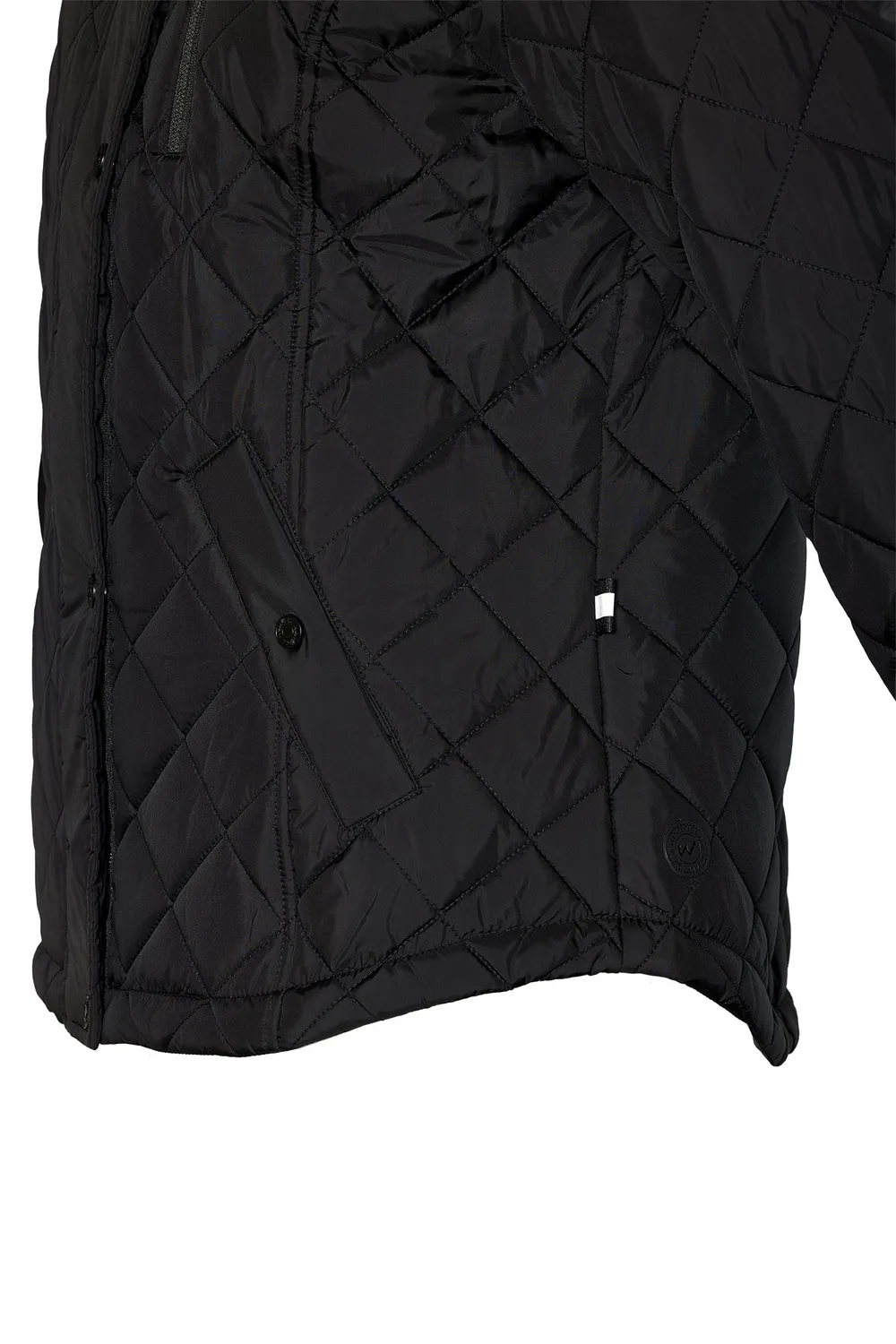 Windfield Danwear Jorie vinterjakke black quiltet