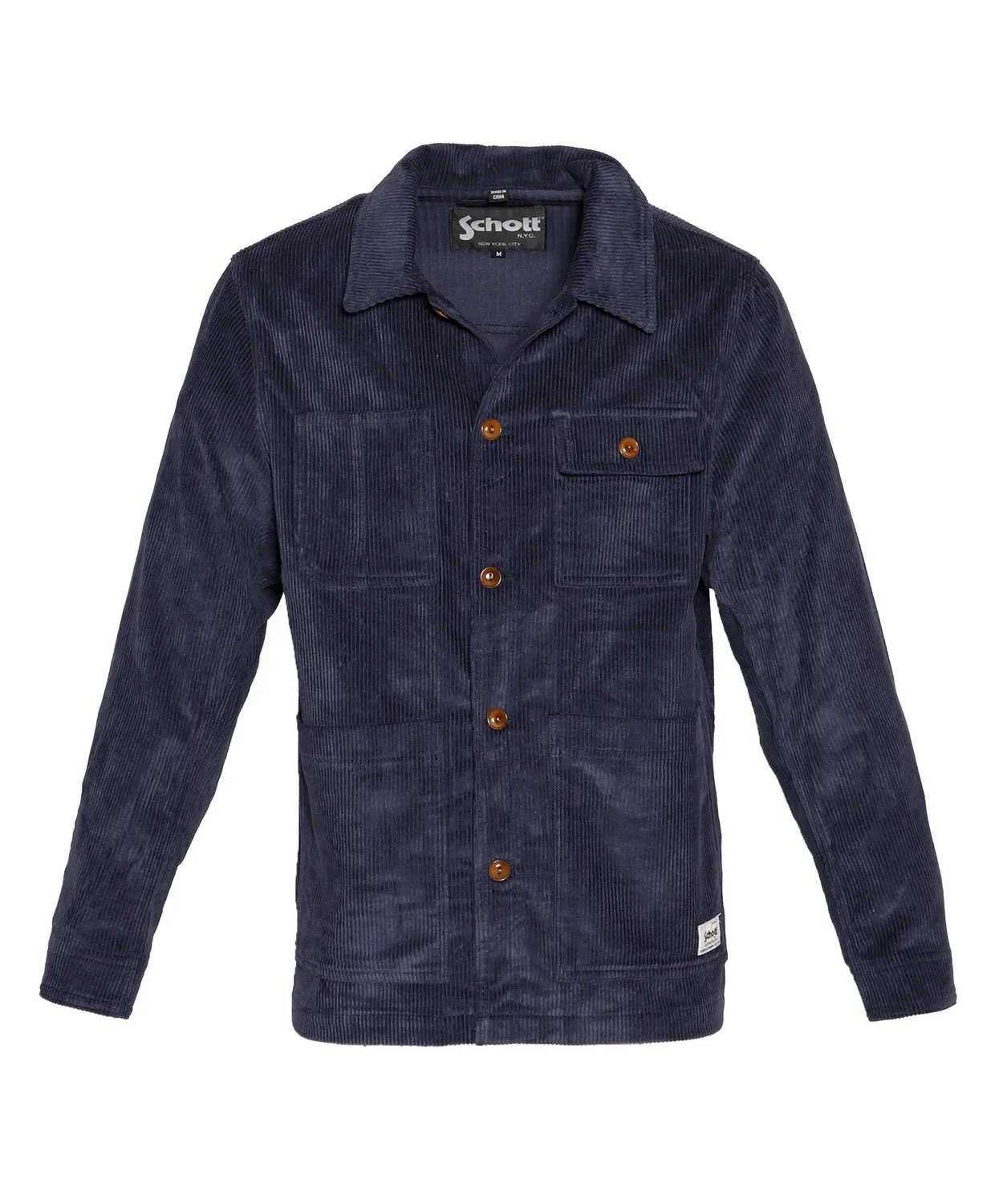 Schott NYC 8306 arbeidsjakke berry kord