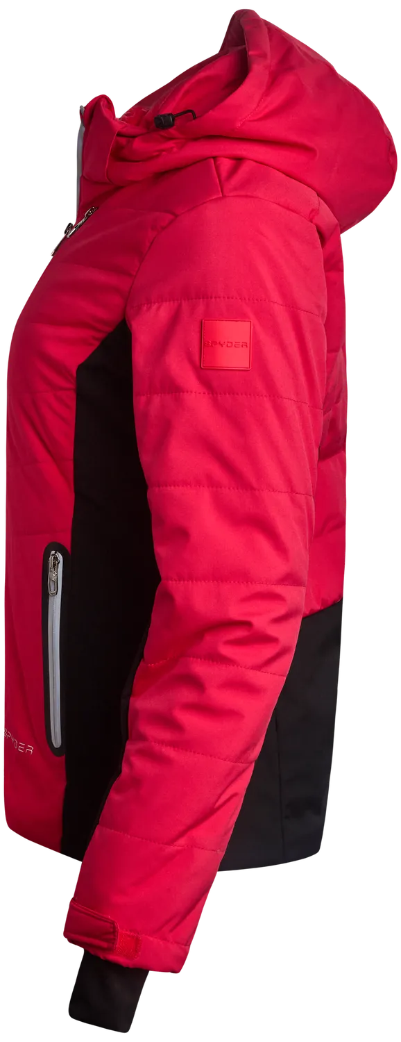 Spyder 3 i 1 vinterjakke dame prism pink allvær