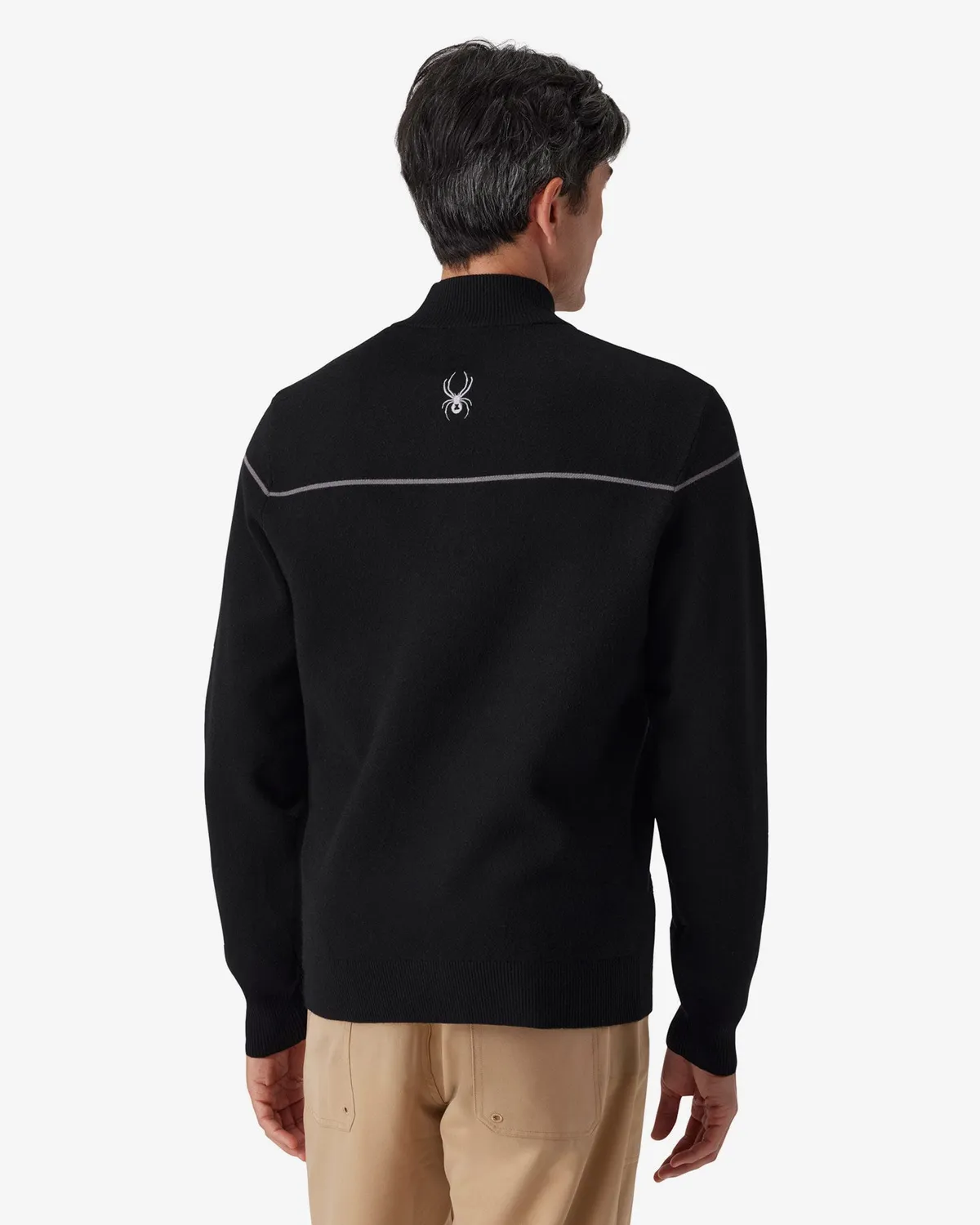Spyder Garmisch genser herre svart hel-zip