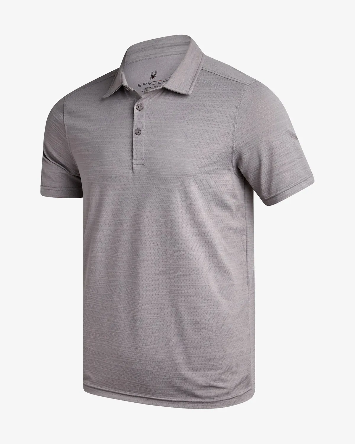 Spyder Short Sleeve Jacquard Polo poloskjorte grå