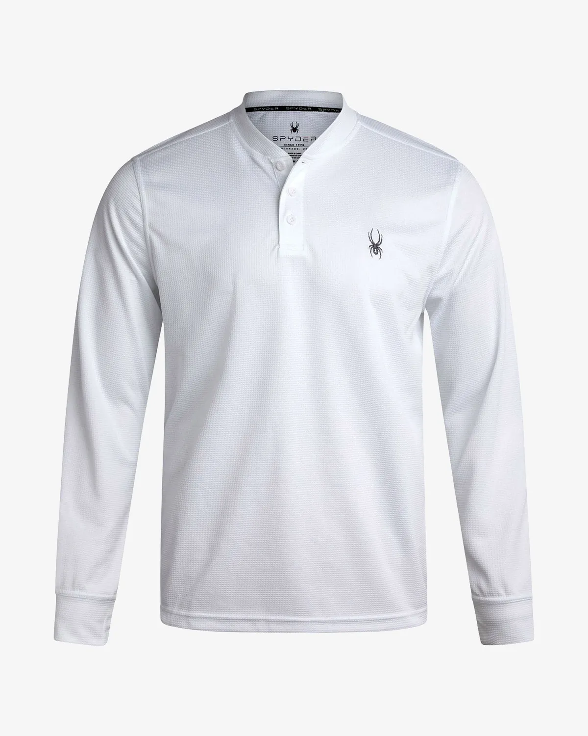 Spyder Thermal Henley langermet herre svart varm