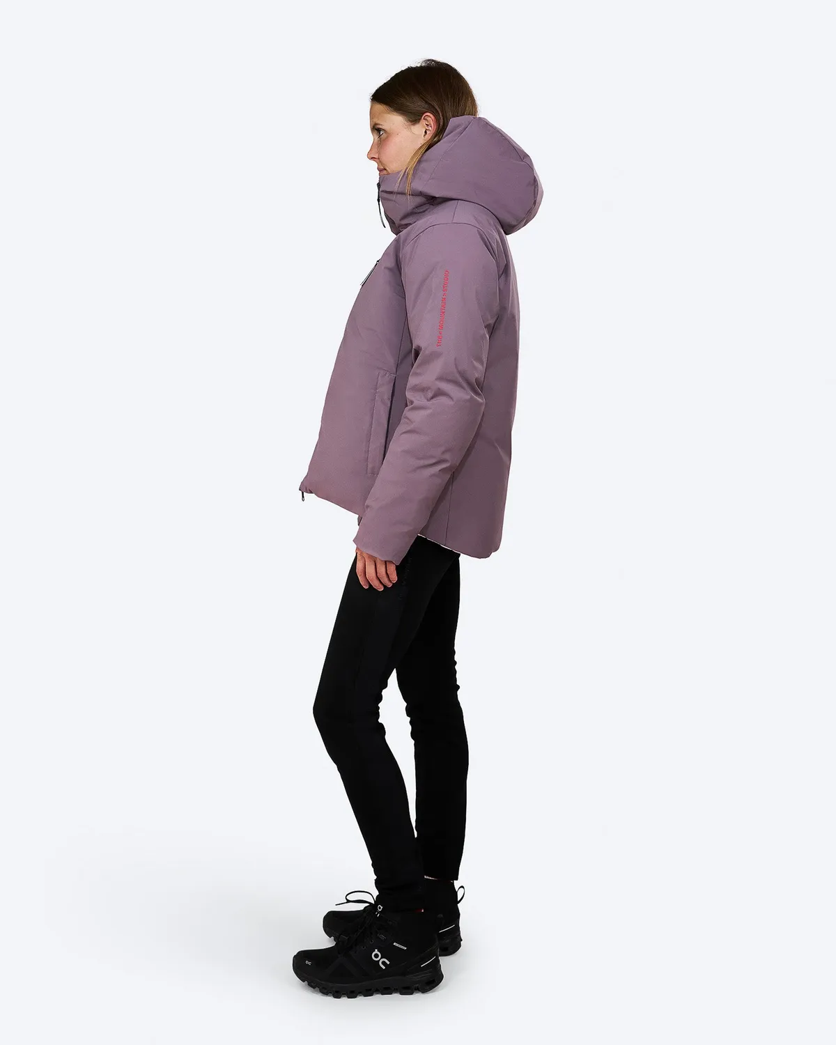 The Mountain Studio D-5 WR dunjakke Lilac vendbar