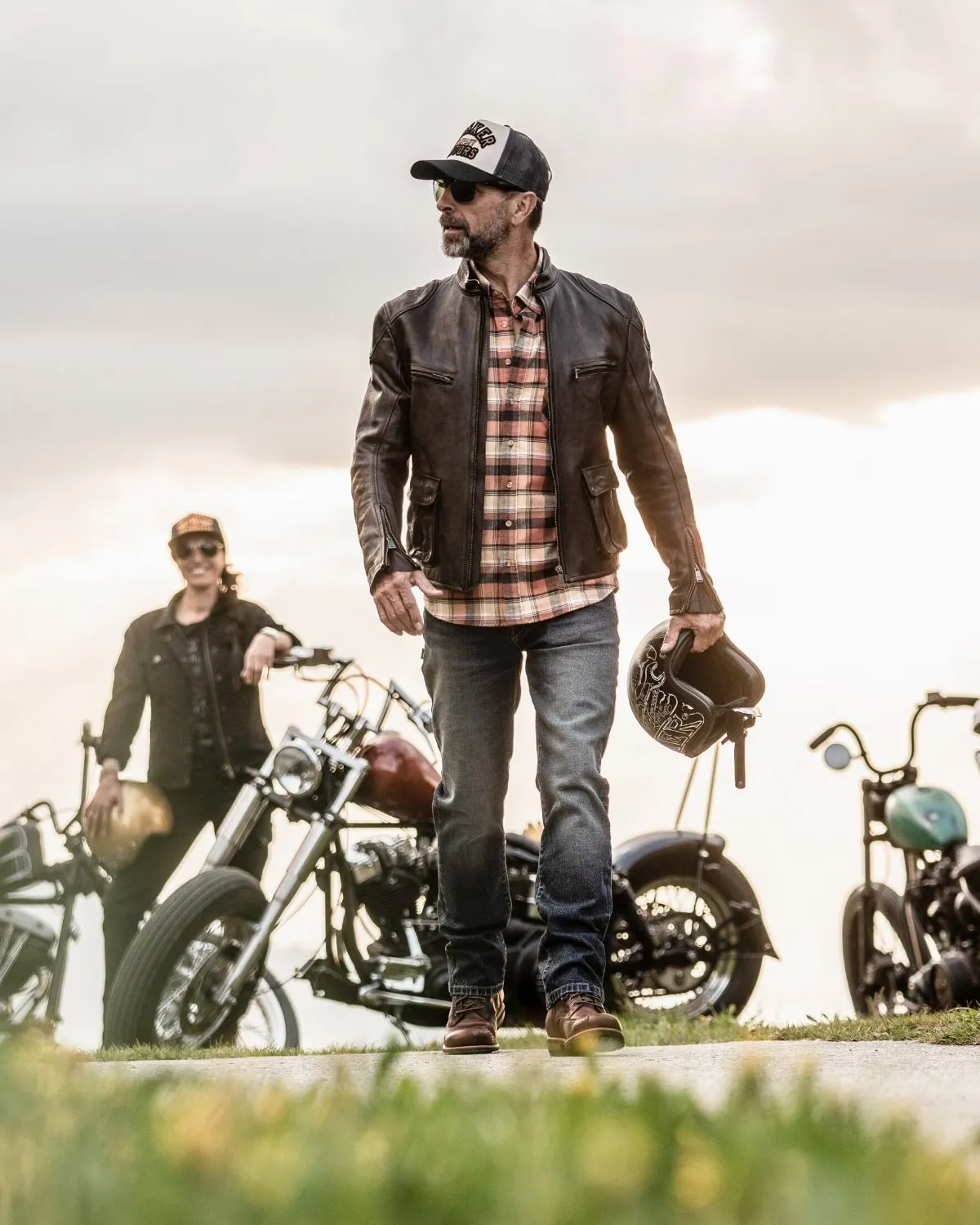 Rokker Rokkertech Tapered Slim motorsykkeljeans mørkeblå AA