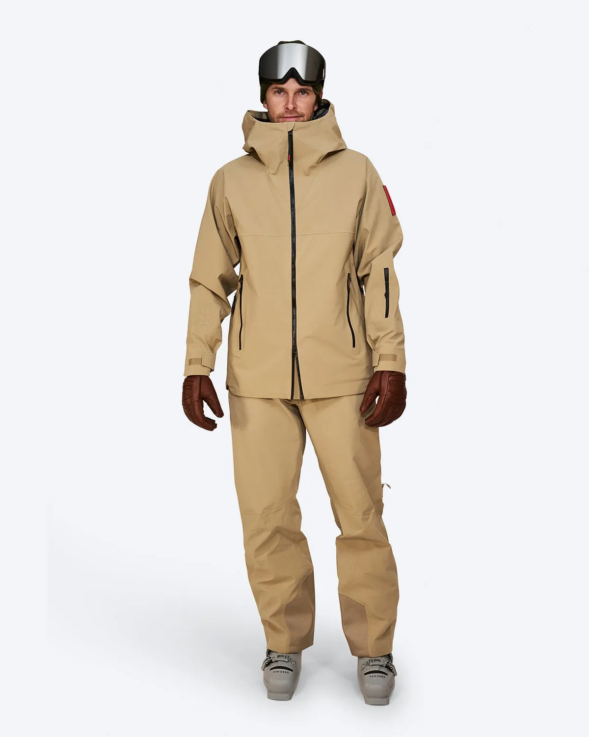 The Mountain Studio Z-4 3L Rugged Ripstop Shell skalljakke Kelp vanntett