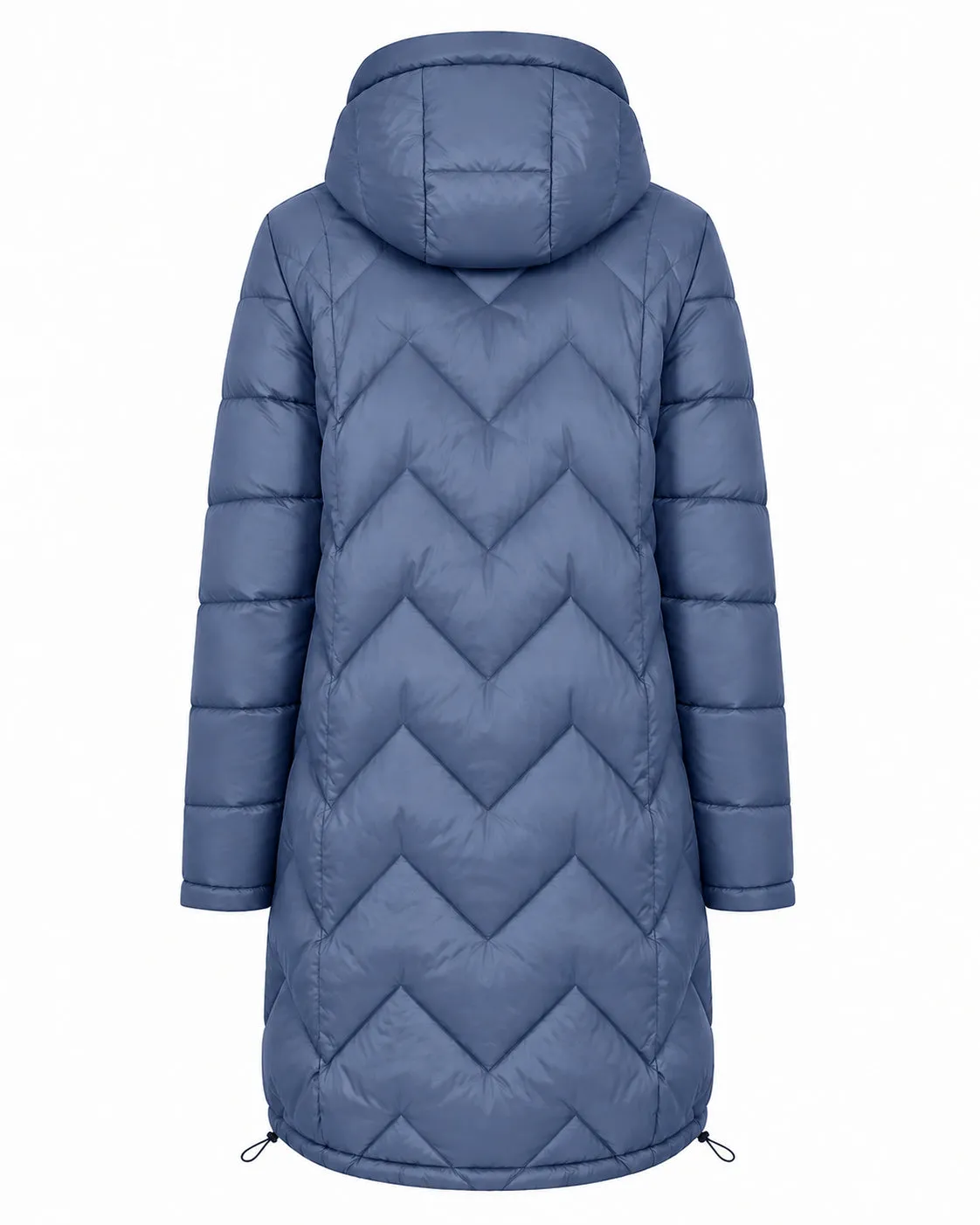 Windfield Kit vinterjakke light blue lang