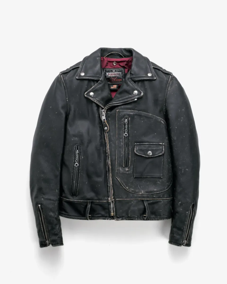 Schott NYC 568VN skinnjakke svart Perfecto