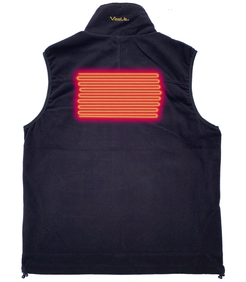 VoltHeat Coho 7V varmevest svart fleece unisex