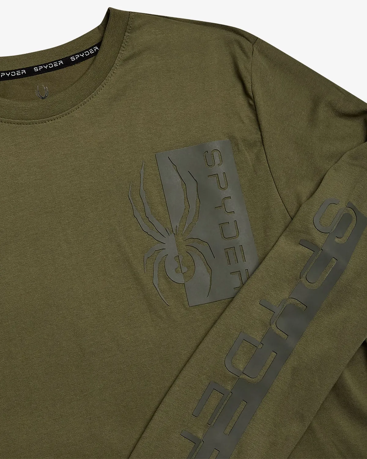 Spyder Split Logo langermet t-skjorte salvie