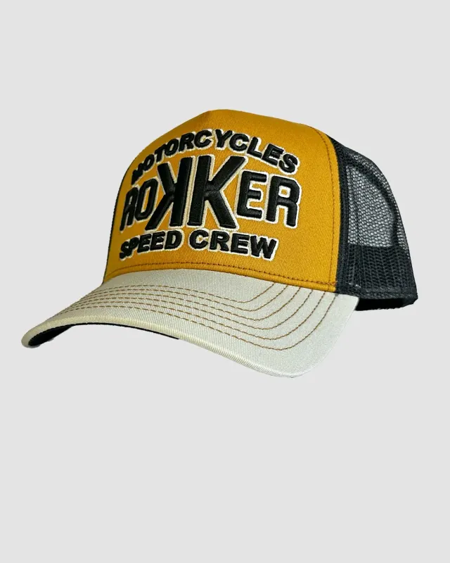 Rokker Speed Crew II truckercaps sand/fog/svart
