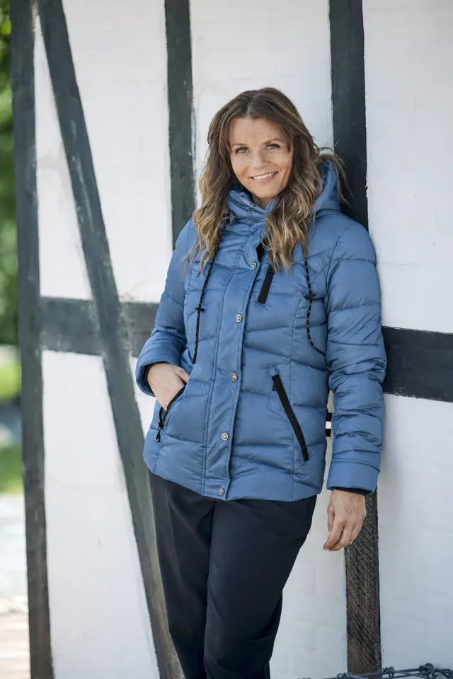 Windfield Kis vinterjakke light blue poly-down
