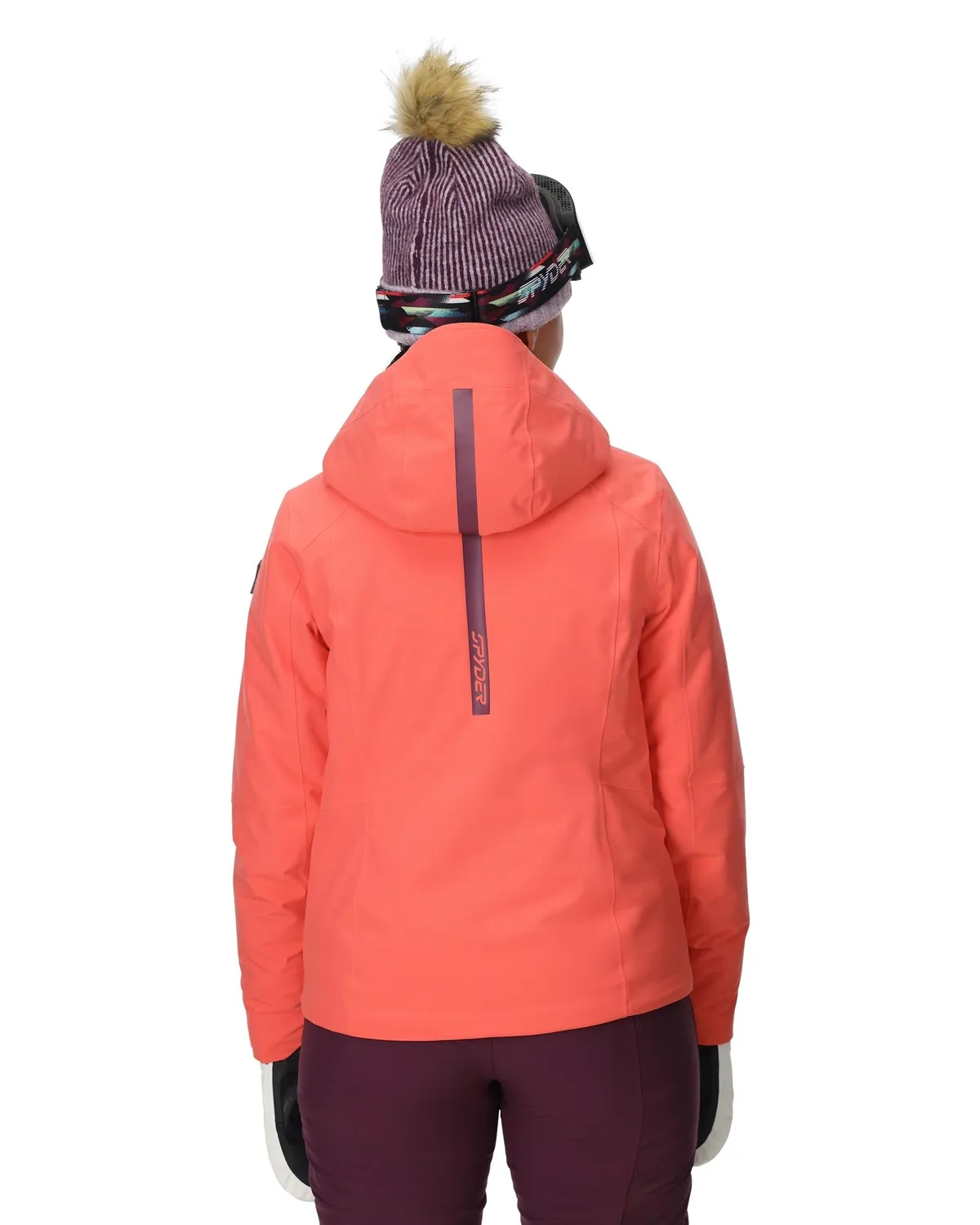 Spyder Temerity skijakke dame coral haze 20K
